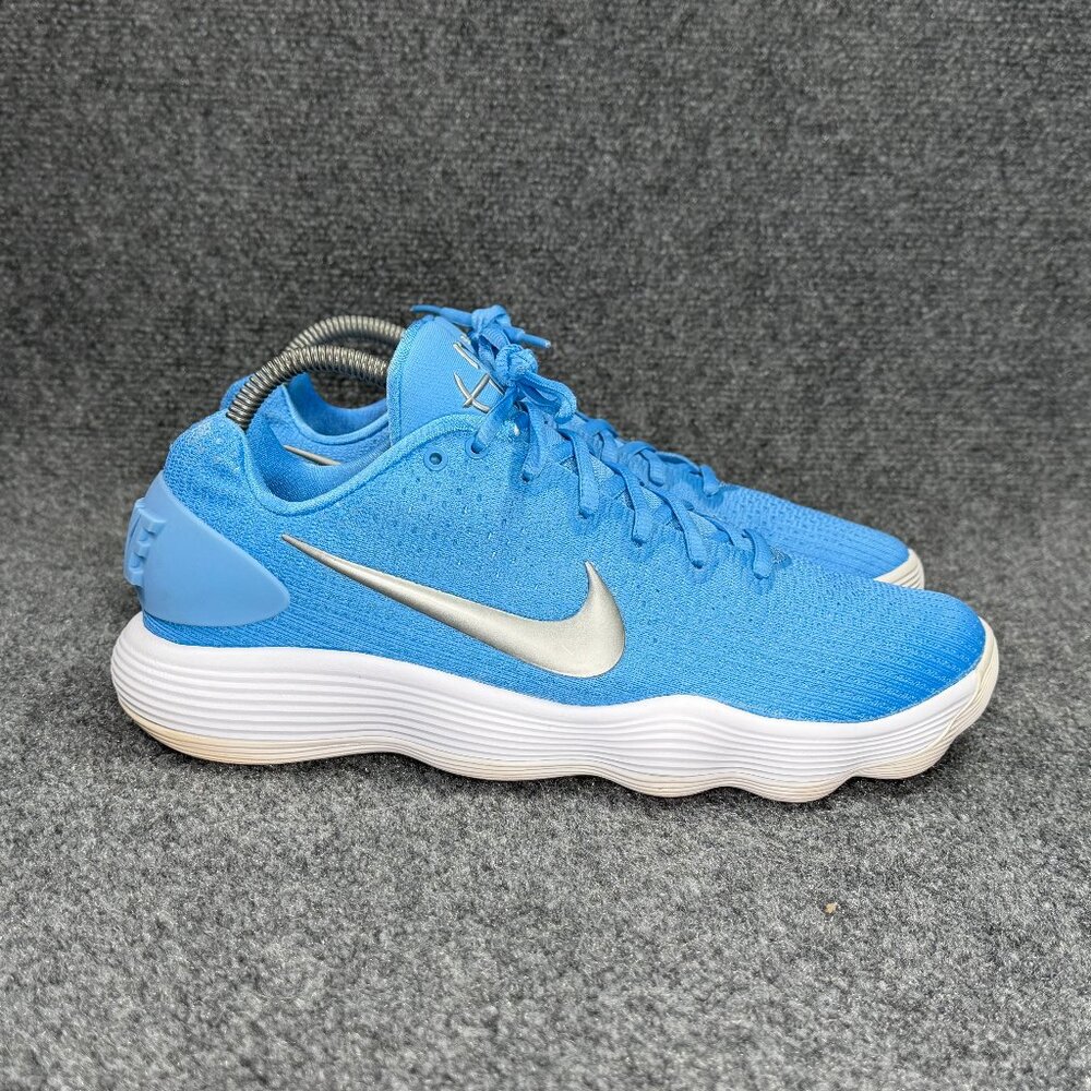 Nike Hyperdunk Low Basketball Shoe‎ Women's Size 12 Blue White Athletic Training